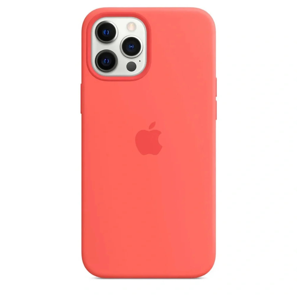 Apple iPhone 12 Series Silicone Case with MagSafe - Pink Citrus